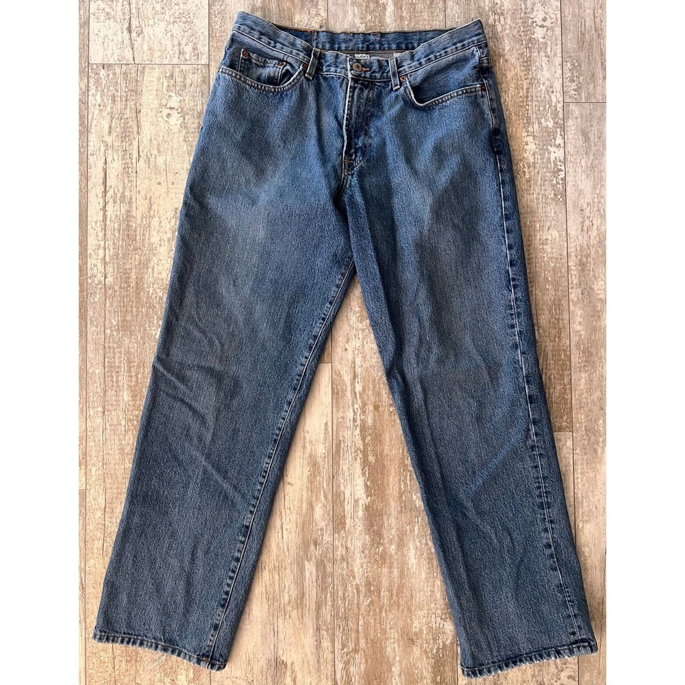 Vintage Lucky Brand Dungarees Jeans 34 Gene Montesano Made in USA 72QW3D0